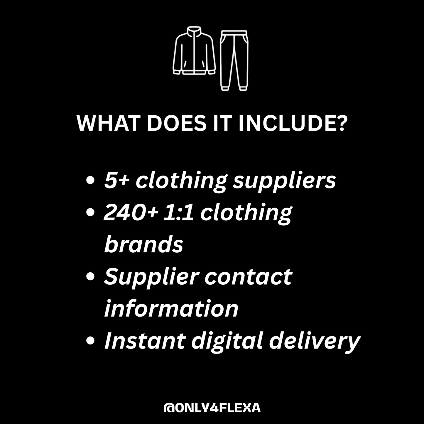 Clothing Supplier Access